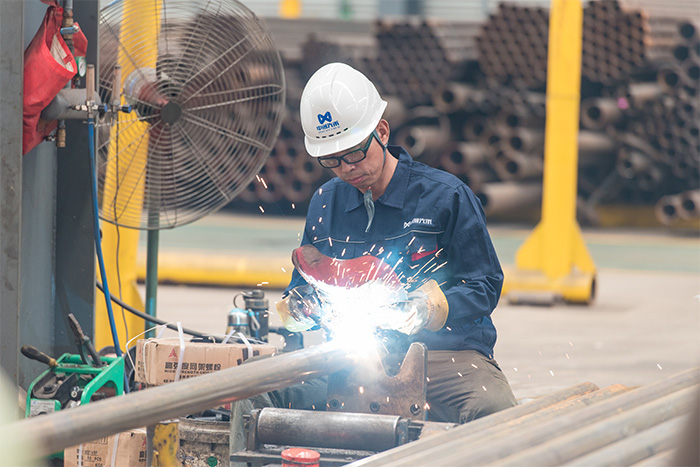 上饶网架焊接车间